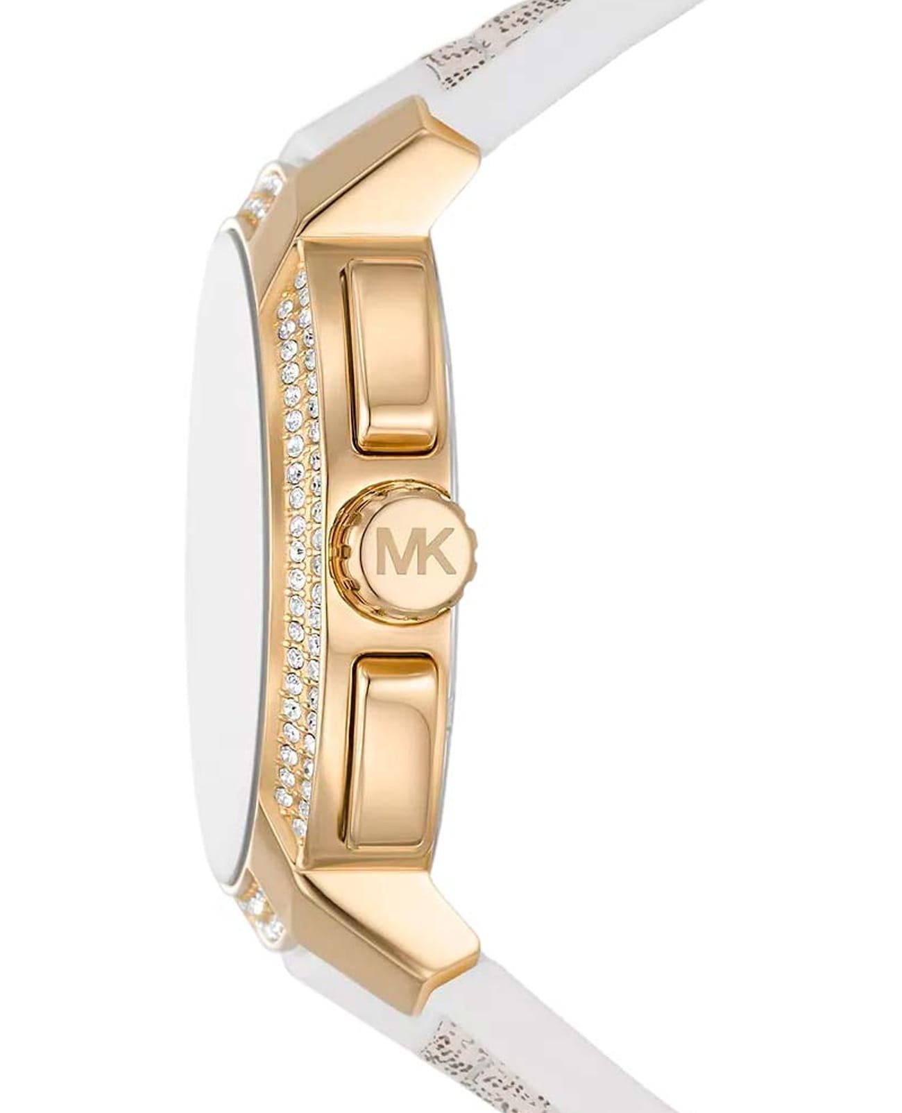 Michael Kors Michael Kors Sidney MK7221,  сша женские часы на браслете кожаный боковой вид