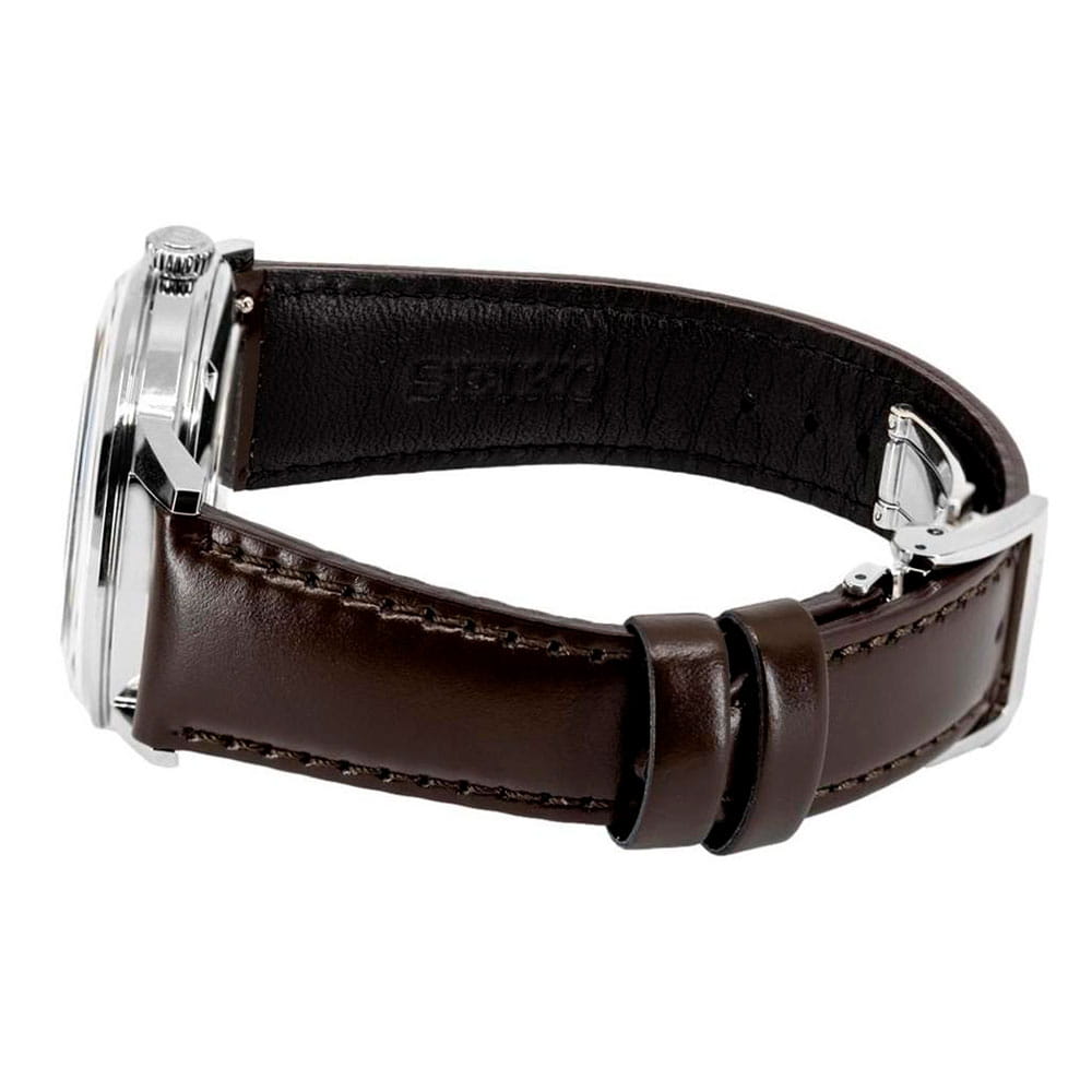 Seiko Seiko Presage SRPJ17J1  — детали корпуса и кожаный