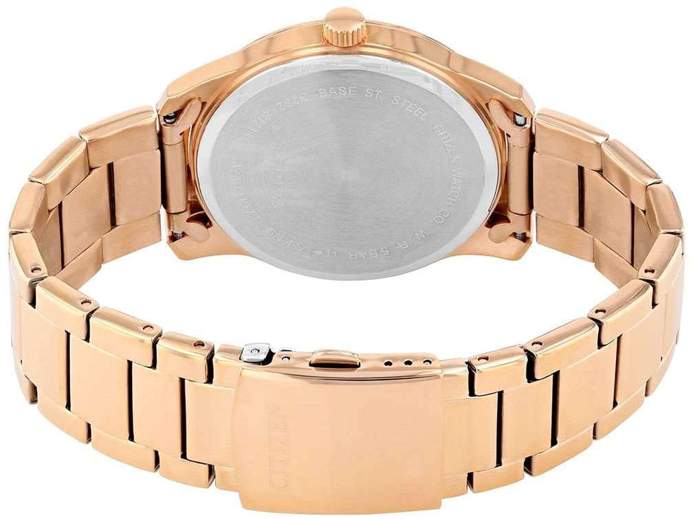 Citizen Citizen Quartz BH5003-51L  — детали корпуса и нержавеющая сталь с ip-покрытием