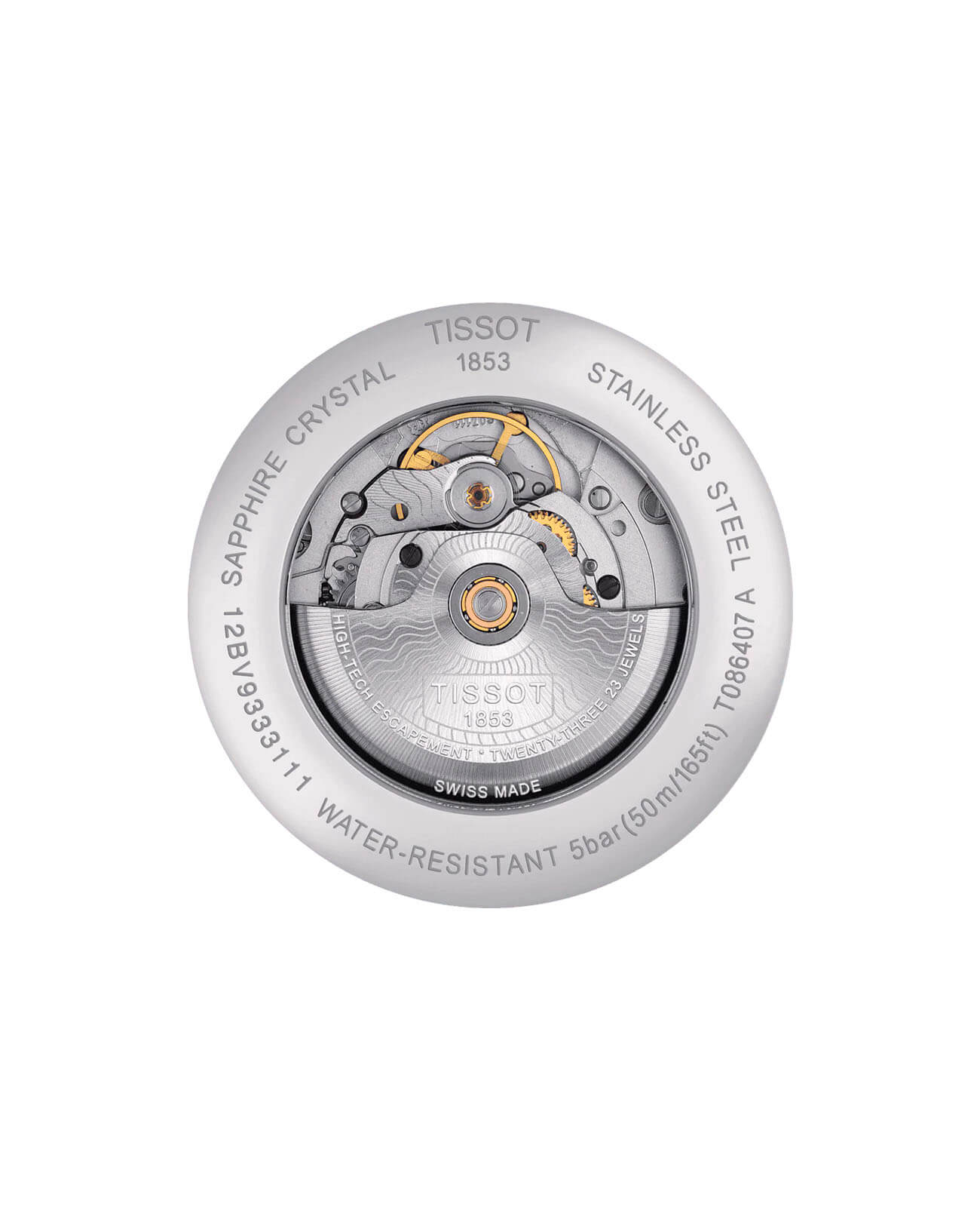 Tissot Tissot Luxury Powermatic 80 T086.407.11.201.02 , наручные мужские часы фото под углом