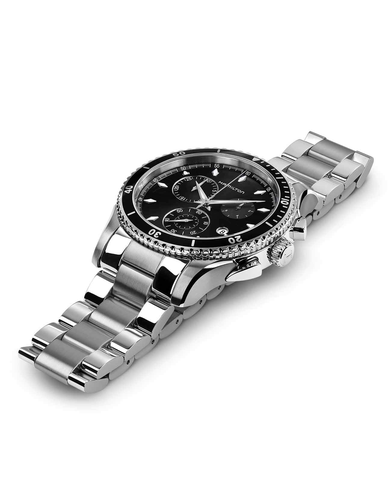 Hamilton Hamilton Jazzmaster Seaview Chrono Quartz H37512131 H37512131 оригинальные мужские часы в комплекте с коробкой