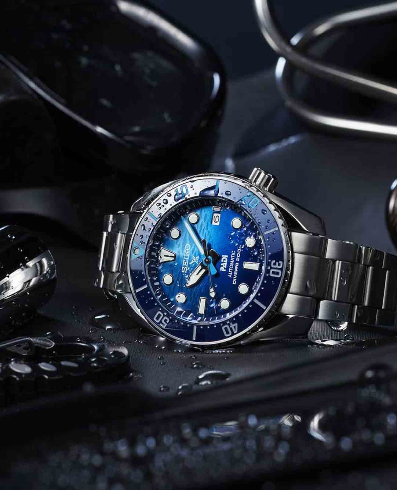 Seiko Seiko Prospex SPB375J1 PADI - задняя крышка сталь металл корпуса, япония часы