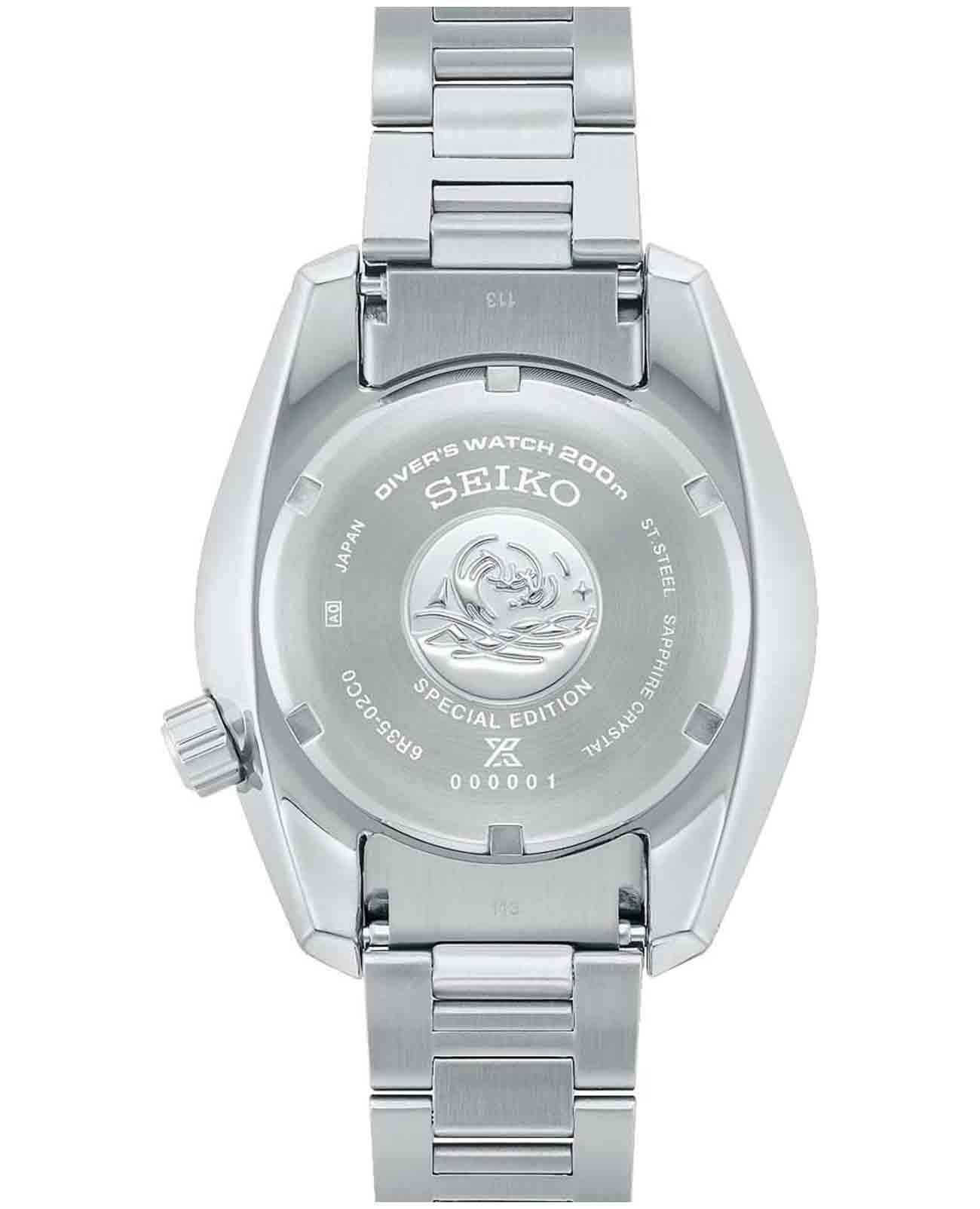 Seiko Seiko Prospex SPB375J1, prospex япония мужские часы на браслете нержавеющая сталь боковой вид