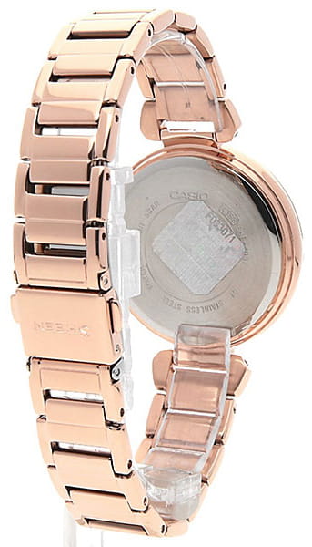 Casio SHE-4057PG-4A женские часы застежка крупным планом