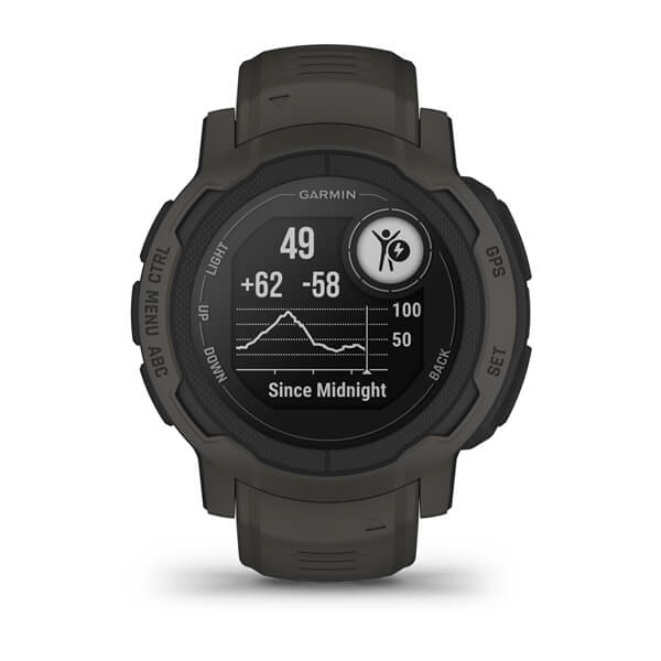 Garmin Garmin Instinct 2 Graphite 010-02626-00 мужские часы  циферблат на запястье