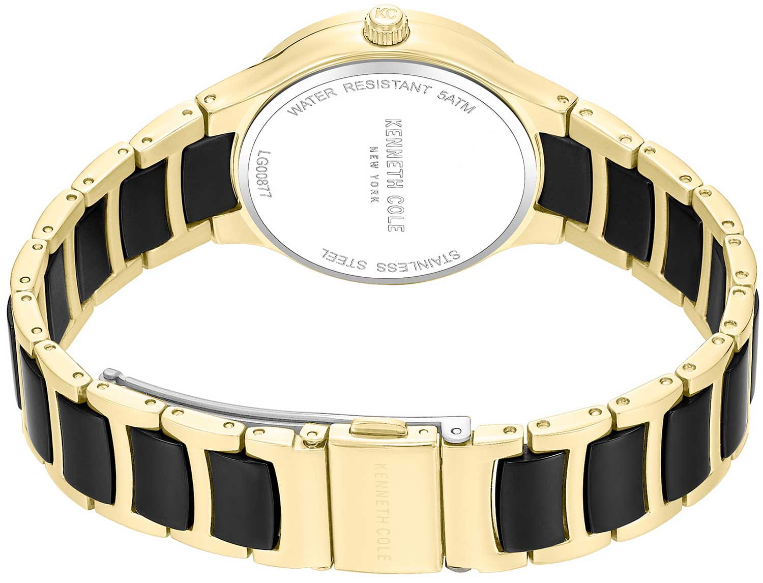 Kenneth Cole Kenneth Cole Modern Classic KCWLG0087701,  сша женские часы на браслете нержавеющая сталь с ip-покрытием боковой вид