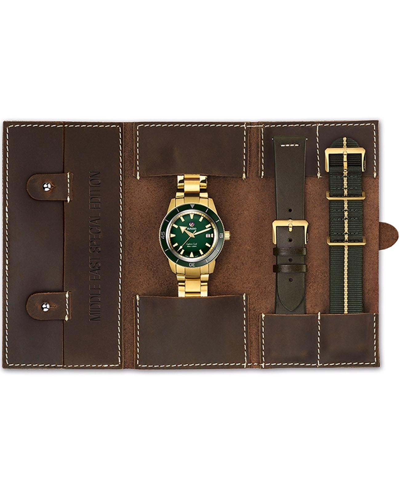 Оригинальные часы Rado Rado Captain Cook Automatic R32136318 механические калибр механизма  общий вид