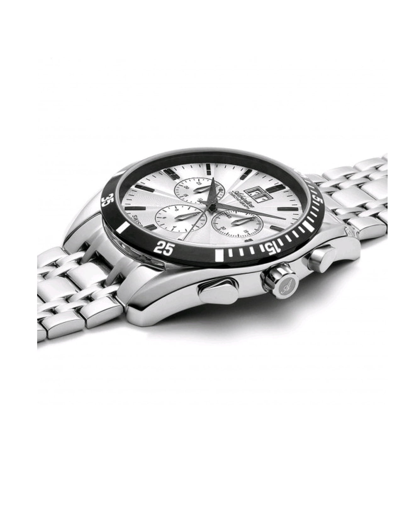 Adriatica Adriatica Chronograph A8202.Y113CH,  швейцария мужские часы на браслете нержавеющая сталь боковой вид