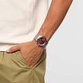Swatch Swatch I New Chrono YVS499G  наручные мужские часы фото под углом.