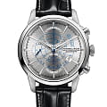 Hamilton Hamilton American Classic RailRoad Auto Chrono H40656781  H40656781 механические мужские часы серебристый циферблат, браслет кожаный — вид спереди