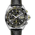 TAG Heuer TAG Heuer Formula 1 Senna Special Edition CAZ201B.FC6487  CAZ201B.FC6487 механические мужские часы  черный циферблат, браслет кожаный — вид спереди