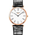 Longines Longines La Grande Classique L4.755.1.91.2  L47551912 кварцевые женские часы белый циферблат, браслет кожаный — вид спереди