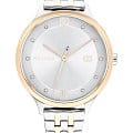 Tommy Hilfiger Tommy Hilfiger Classic 1782434  1782434 кварцевые женские часы серебристый циферблат, браслет нержавеющая сталь — вид спереди