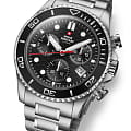 Swiss Military by Chrono Swiss Military by Chrono XL Chronograph SM34101.01,  швейцария мужские часы на браслете нержавеющая сталь боковой вид