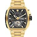Wainer Wainer Automatic WA.25150-E  WA.25150-E механические мужские часы черный циферблат, браслет нержавеющая сталь с pvd-покрытием — вид спереди
