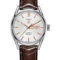 TAG Heuer TAG Heuer Carrera WAR201D.FC6291  WAR201D.FC6291 механические мужские часы серебристый циферблат, браслет кожаный — вид спереди