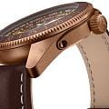 Оригинальные часы Aviator Aviator Airacobra GMT V.1.37.8.306.4 кварцевые калибр механизма ronda 515.24h общий вид