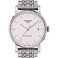Tissot Tissot Everytime Swissmatic T109.407.11.031.00 Everytime T1094071103100 механические мужские часы белый циферблат, браслет нержавеющая сталь — вид спереди