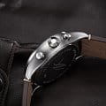 Aerowatch Aerowatch Les Grandes Classiques 79990 AA03  швейцарские мужские часы на браслете кожаный боковой вид