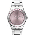 Swatch Swatch I Medium Standard YLS455G  YLS455G кварцевые женские часы розовый циферблат, браслет нержавеющая сталь — вид спереди