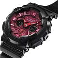 Casio Casio G-Shock GMA-S120RB-1ADR (GMA-S120RB-1a), g-shock япония женские часы на браслете пластик боковой вид