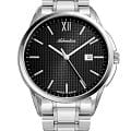 Adriatica Adriatica Pairs A1290.5164Q  A1290.5164Q кварцевые мужские часы черный циферблат, браслет нержавеющая сталь — вид спереди