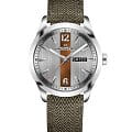 Hamilton Hamilton Broadway Day Date Quartz H43311985  H43311985 кварцевые мужские часы  циферблат, браслет тканевый — вид спереди