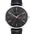 Jacques Philippe Jacques Philippe Base JPQGS071111N  JPQGS071111N кварцевые мужские часы черный циферблат, браслет кожаный — вид спереди
