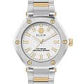 Philipp Plein Philipp Plein The Hexagon PW1BA0523  PW1BA0523 кварцевые женские часы белый циферблат, браслет нержавеющая сталь с ip-покрытием — вид спереди