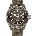 Rado Rado Captain Cook High-Tech Ceramic Diver R32130318 Automatic R32130318 механические мужские часы зеленый циферблат, браслет каучук — вид спереди