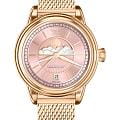 Aviator Aviator Douglas MoonFlight V.1.33.2.258.5  V.1.33.2.258.5 кварцевые женские часы розовый циферблат, браслет нержавеющая сталь с pvd-покрытием — вид спереди