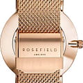 Rosefield Rosefield The Mercer MWR-M42 кварцевые женские часы часы крупный план белый циферблата