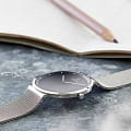Obaku Obaku Ultra Slim V230GXCBMC  - задняя крышка металл сталь корпуса, дания часы