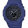 Casio Casio G-Shock GA-2100-2A GA-2100 GA-2100-2A электронные мужские часы черный циферблат, браслет пластик — вид спереди