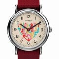 Timex Timex Weekender Coca Cola TW2V29900  TW2V29900 кварцевые мужские часы цветной циферблат, браслет тканевый — вид спереди