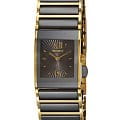 Rado Rado Integral R20788172  R20788172 кварцевые женские часы черный циферблат, браслет сталь + pvd + керамика — вид спереди