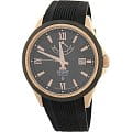 Orient Orient FD0K001B (FFD0K001B)  FFD0K001B механические мужские часы черный циферблат, браслет  — вид спереди