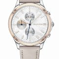 Tommy Hilfiger Tommy Hilfiger Multifunction 1782118  1782118 кварцевые женские часы белый циферблат, браслет кожаный — вид спереди