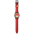 Swatch Swatch New Gent Bioceramic Standard SO32Z107 кварцевые женские часы часы крупный план красный циферблата