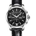 Certina Certina C004.217.16.056.00  C0042171605600 кварцевые женские часы черный циферблат, браслет кожаный — вид спереди