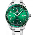 Swiss Military by Chrono Swiss Military by Chrono SM34096.05  SM34096.05 кварцевые мужские часы зеленый циферблат, браслет нержавеющая сталь — вид спереди