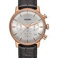 Rado Rado Coupole Classic R22911125 Classic R22911125 кварцевые мужские часы серебристый циферблат, браслет кожаный — вид спереди