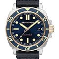 Spinnaker Spinnaker Hull Diver SP-5088-05  SP-5088-05 механические мужские часы синий циферблат, браслет кожаный — вид спереди