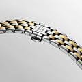Longines Longines Flagship L4.374.3.17.7 механические женские часы часы крупный план белый циферблата