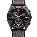 Hamilton Hamilton Khaki Aviation Pilot Pioneer Chrono H76582733  H76582733 кварцевые мужские часы черный циферблат, браслет кожаный — вид спереди