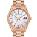 Jacques Philippe Jacques Philippe Solis JPQLS243385  JPQLS243385 кварцевые женские часы  перламутровый циферблат, браслет нержавеющая сталь с ip-покрытием — вид спереди