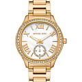 Michael Kors Michael Kors Sage MK4805  MK4805 кварцевые женские часы перламутровый циферблат, браслет нержавеющая сталь с pvd-покрытием — вид спереди