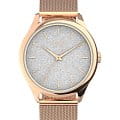 Timex Timex Celestial Opulence TW2V01400  TW2V01400 кварцевые женские часы серебристый циферблат, браслет нержавеющая сталь с pvd-покрытием — вид спереди