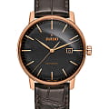 Rado Rado Coupole Classic Automatic R22877165 Classic R22877165 механические мужские часы черный циферблат, браслет кожаный — вид спереди