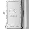 Daniel Wellington Daniel Wellington Quadro Roman Numerals 5-Link Silver DW00100691, quadro швеция женские часы на браслете нержавеющая сталь боковой вид